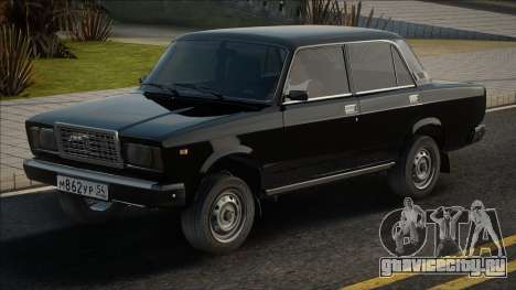 ВАЗ 2107 Черный Сток для GTA San Andreas