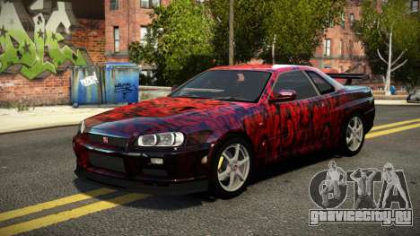 Nissan Skyline R34 ST-L S11 для GTA 4