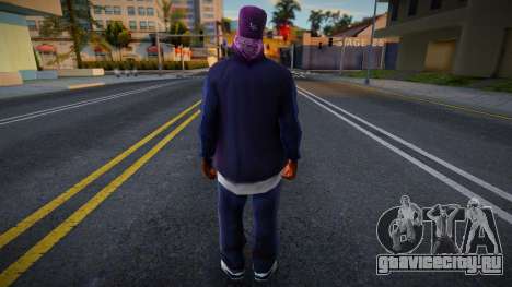 HQ Ballas Man v3 для GTA San Andreas