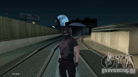 Syndicate Female Soldier для GTA San Andreas