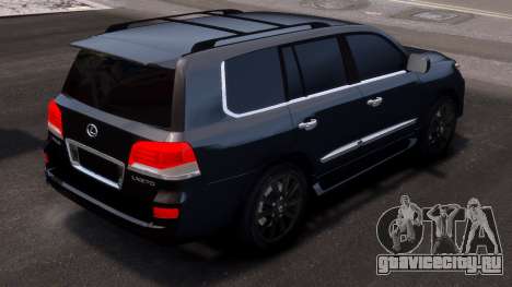 Lexus LX570 Black для GTA 4