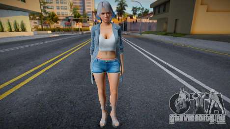 Christie Denim Shorts для GTA San Andreas