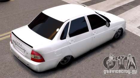 Lada Priora белая в стоке для GTA 4