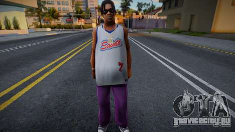 HQ Ballas Man v2 для GTA San Andreas