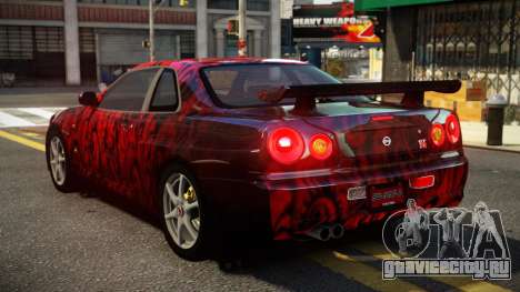 Nissan Skyline R34 ST-L S11 для GTA 4