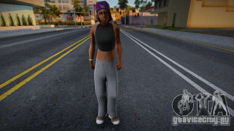 Hq Girl Ballas 2 для GTA San Andreas