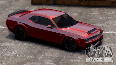 Dodge Challenger 2017 Demon для GTA 4