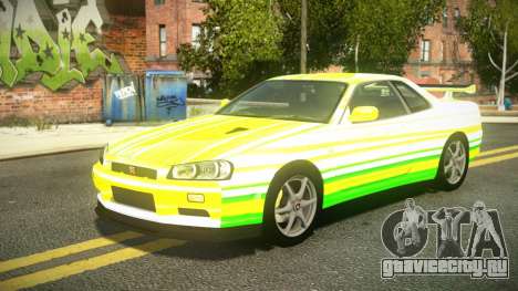 Nissan Skyline R34 ST-L S7 для GTA 4