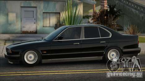 BMW E34 Черная в Стоке для GTA San Andreas