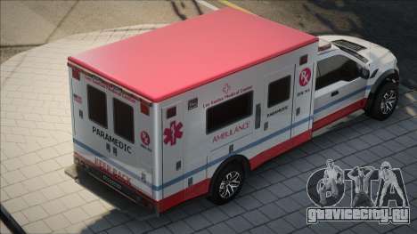 Ford Raptor F-150 Ambulance CCD для GTA San Andreas