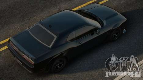 Dodge Challenger Srt Demon Черная для GTA San Andreas
