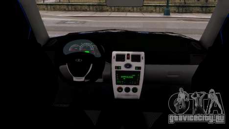 Lada Priora Черный Дельфин для GTA 4
