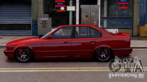 BMW M5 Красная Сток для GTA 4
