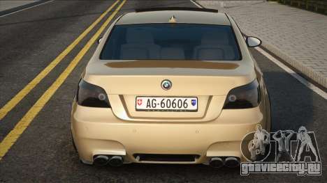 BMW Er-5 2009 Swiss для GTA San Andreas
