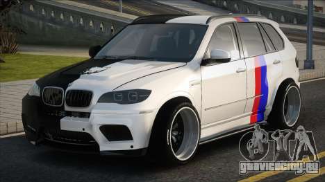 BMW X5M Черная и Белая для GTA San Andreas