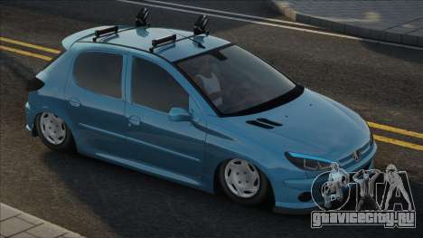 Peugeot 206 [Blue] для GTA San Andreas