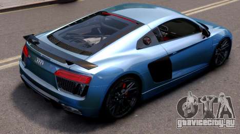 Audi R8 2017 Blue для GTA 4