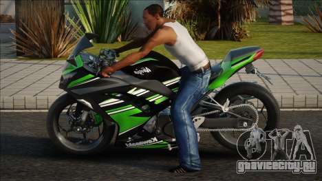 Kawasaki Ninja Green для GTA San Andreas
