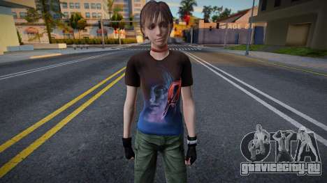 Rebecca T-Shirt Shadow Of Fear для GTA San Andreas