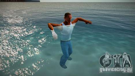 Затрудненное передвижение в воде для GTA San Andreas