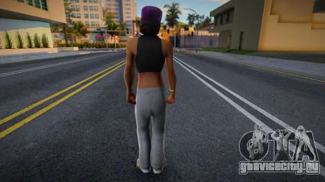 Hq Girl Ballas 2 для GTA San Andreas