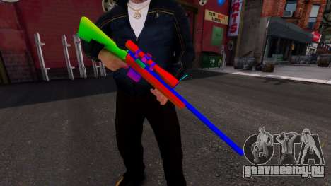Rainbow Rifle для GTA 4