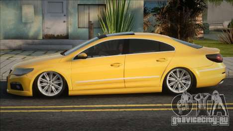 Volkswagen Passat CC Yellow для GTA San Andreas