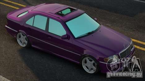 Mercedes-Benz W202 Фиолетовая для GTA San Andreas