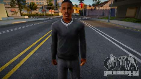 Молодой гангстер с цепью для GTA San Andreas