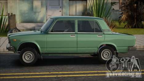 ВАЗ 2107 Зеленая Стоковая для GTA San Andreas