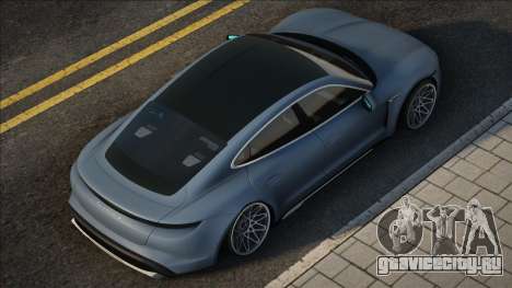 Porsche Taycan Turbo S 2021 Grey для GTA San Andreas