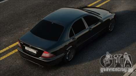 Mercedes-Benz S600 Черная Сток для GTA San Andreas