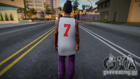 HQ Ballas Man v2 для GTA San Andreas