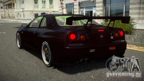 Nissan Skyline R34 NR для GTA 4