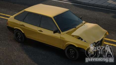 ВАЗ 2109 Битая Желтая для GTA San Andreas