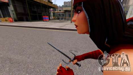 Elektra Knife для GTA 4