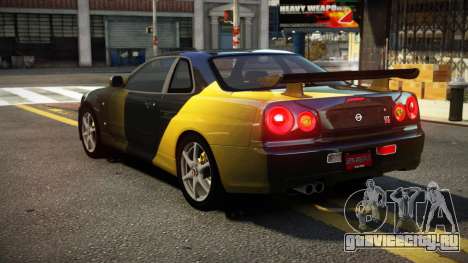 Nissan Skyline R34 ST-L S12 для GTA 4