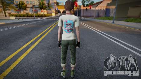 Rebecca T-Shirt Super Nurse для GTA San Andreas