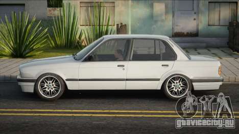 BMW E30 Серебристая для GTA San Andreas