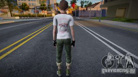 Rebecca T-Shirt Zombie-Kun для GTA San Andreas