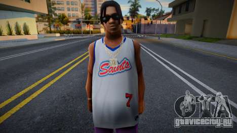 HQ Ballas Man v2 для GTA San Andreas