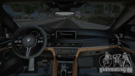 BMW X6M F86 Черный Сток для GTA San Andreas