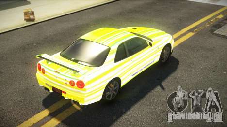 Nissan Skyline R34 ST-L S7 для GTA 4