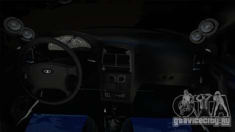 ВАЗ 2112 Тюнинг Черная для GTA San Andreas