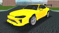 Nissan Silvia S15 99 BN Sports Yellow для GTA Vice City