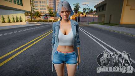 Christie Denim Shorts для GTA San Andreas