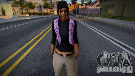 Hq Girl Ballas 1 для GTA San Andreas