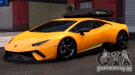 Lamborghini Huracan Performante Yellow для GTA 4