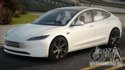 Tesla Model 3 [White] для GTA San Andreas