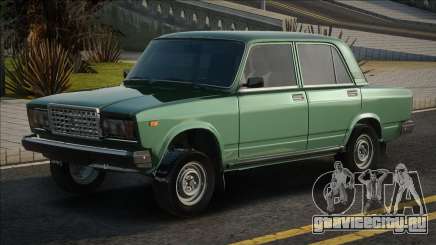 ВАЗ 2107 Зеленая Стоковая для GTA San Andreas